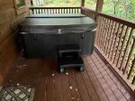 Hot tub on the deck